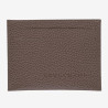 Longchamp - Porte-cartes plat Le Foulonne Taupe